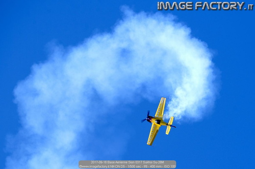 2017-09-16 Base Aerienne Sion 0317 Sukhoi Su-26M